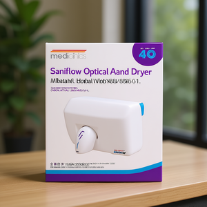 Asciugamani Elettrico Ottico Saniflow Bianco E88A Mediclincs - Product Image 3