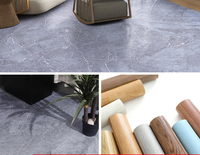 Revêtement de sol en PVC pleine largeur de 3 m, tapis antidérapant, résistant à l'usure et imperméable pour sols en béton domestiques
