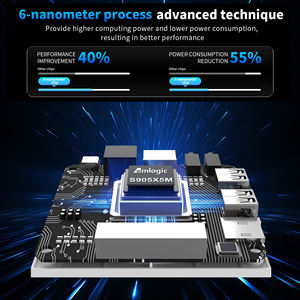 Boîtier <span class=keywords><strong>TV</strong></span> <span class=keywords><strong>Android</strong></span> Zoku Amlogi S905X5M C9 WiFi6 HD ultra AI-SR 128 Go, décodage 8K, résolution <span class=keywords><strong>Android</strong></span> 14, décodeur - Product Image 5