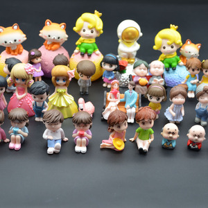 Dessins en vrac porte-clés vintage assis debout danse baiser figurines d'<span class=keywords><strong>action</strong></span> - Product Image 6