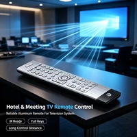 Télécommande personnalisée OEM ODM à 53 touches avec coque en alliage d'aluminium pour Smart TV Android et boîtier TV JCXK – Direct Usine
