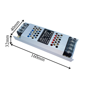 Boîtier d'éclairage OEM ODM 12V/60W IP20 pour intérieur, alimentation LED DC, transformateur universel mince / driver LED - Product Image 1