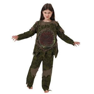 Disfraces de Halloween de Carnaval de Terror para Niños, Ropa de Viscera Horrible, Disfraz de Monstruo Zombi del Pantano con Máscara - Product Image 3