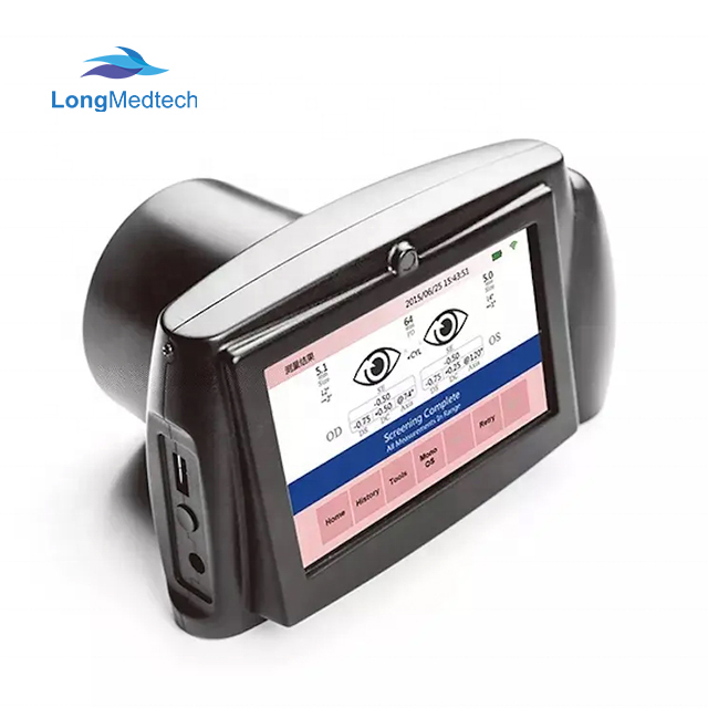Tester Remote Computerized Auto Refractometer Refractor Optical Keystone Handheld Portable Spot Eye Vision Screener Optics