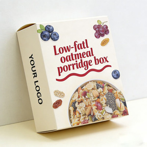 Boîte d'emballage en matériaux recyclés pour flocons <span class=keywords><strong>de</strong></span> <span class=keywords><strong>céréales</strong></span> à grains gros, aliments, graisses, santé, horizontale, 350g/500g, emballage <span class=keywords><strong>de</strong></span> boîte <span class=keywords><strong>de</strong></span> <span class=keywords><strong>céréales</strong></span> - Product Image 6