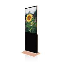 Kiosque multimédia intégré, écran tactile, rétro-éclairé, support de sol, kiosque interactif pour signalisation numérique