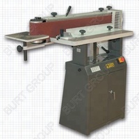 Sableuse à bande oscillante BURT, horizontale et verticale, pour le ponçage du bois, professionnelle, moteur 1500W, table en fonte