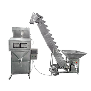 Double Head Semi-automatic Granule Packing Machine Factory Supermarket Packing Corn Grain Beans Flour Filling Machine - Product Image 5