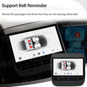 Pour <span class=keywords><strong>Tesla</strong></span> modèle 3 <span class=keywords><strong>Y</strong></span> 2018-2023 écran de divertissement de contrôle arrière sans fil <span class=keywords><strong>Carplay</strong></span> moniteur de température climatique contrôleur de panneau ca - Product Image 5