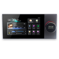 Panel de Control Multifunción Q7, Amplificador de Pared de 7 Pulgadas, Reproducción de Dos Zonas, Pantalla Táctil de 7 Pulgadas, Sistema Inteligente de Música de Fondo