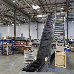 Hochleistungs-rutsch festes schwarzes Gummi-Förderband Schlamm förderer Hebezeug Verdicktes Band Kletterz material Förderband - Product Image 2