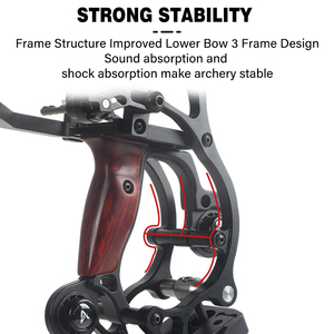 SPG – poulies en carbone pur pour tir <span class=keywords><strong>à</strong></span> l'<span class=keywords><strong>arc</strong></span>, stabilisateur de <span class=keywords><strong>flèche</strong></span>, métal Peep Sight, équipement réglable de 30 <span class=keywords><strong>à</strong></span> 70 lb - Product Image 5