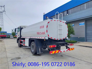 Camion-citerne à huile comestible SINOTRUK HOWO 12M3 15M3 camion de Transport de carburant nouvelle condition transmission manuelle prix usine - Product Image 3