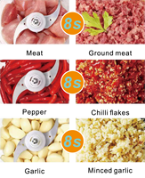 Penggiling daging elektrik otomatis 6l, penggiling daging serbaguna, penggiling daging murah