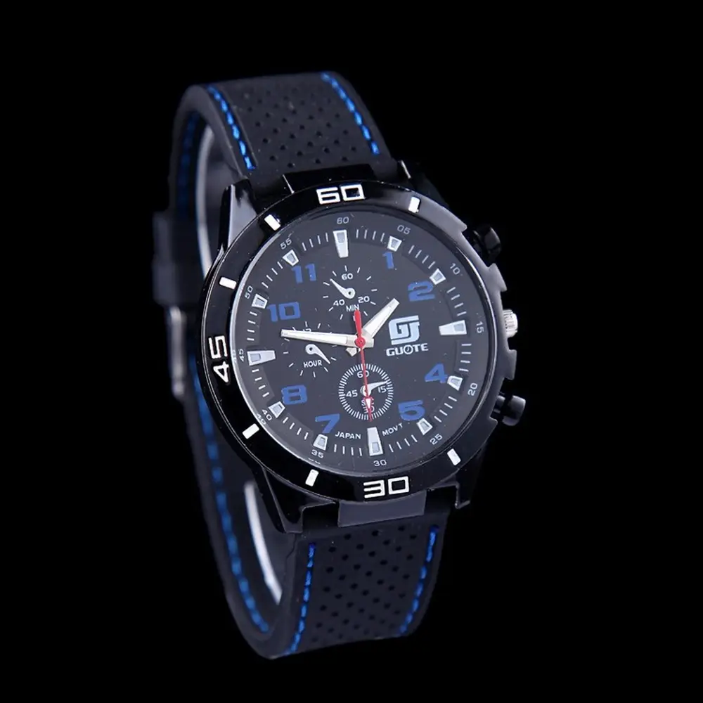 Heren Horloges Luxe Merk Heren Polshorloge Quartz Pols Sporthorloge Heren Siliconen Mode Mannelijke Horloges Relogio Masculino