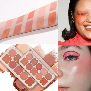 MISS ROSE 10 couleurs mat <span class=keywords><strong>pêche</strong></span> Blush Palette longue durée joue rose Blush pigment minéral Blush Blush bronzant poudre maquillage - Product Image 5