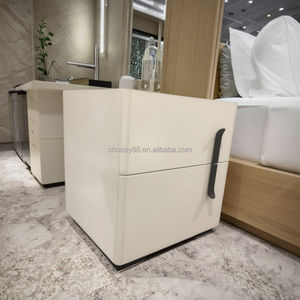 Custom Modern Luxury Square <strong>Nightstand</strong> <strong>Mirrored</strong> Drawer Stainless Steel Wood Frame Bed Side Table for Bedroom Living Room for - Product Image 2