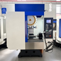 Fraiseuse verticale CNC T600 à 5 axes avec commande Robodrill Fanuc, broche BT30 conique, servo-moteur unique, automatique