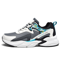 Nouvelles baskets de sport pour hommes, imprimé camouflage, en cuir PU, imperméables, confortables, pour la course à pied en plein air et les occasions décontractées
