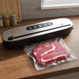Scelleuse alimentaire sous vide en acier inoxydable, largeur de scellage 30 cm, fonctionnement semi-automatique, faible bruit, type sur pied/à poser, électrique domestique - Product Image 2