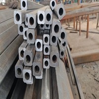 Tube en acier de précision 40*40*6MM, étiré à froid, forme spéciale extérieure carrée intérieure ronde, OEM pour arbre de transmission de machines agricoles