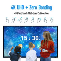 Pizarra Interactiva Tacteasy para Reuniones de Oficina, Android 16 EDLA 4k LCD con Lápiz, Pizarra Blanca con IA Integrada, en Stock