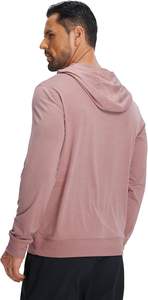 Sweat-shirts à capuche d'hiver pour hommes de haute qualité, doublés, teints en pièce, en polyester, à séchage rapide - Product Image 3