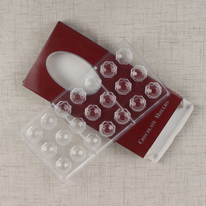 Wholesale factory oem bar plastic ps polygon ball shaped acrylic mould chocolate mold