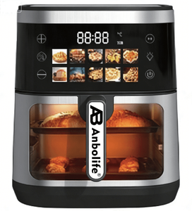 ANBOLIFE 2026 10L 2200W NUOVA <span class=keywords><strong>FRIGGITRICE</strong></span> <span class=keywords><strong>AD</strong></span> <span class=keywords><strong>ARIA</strong></span> ECONOMICA CON DISPLAY DIGITALE IN VETRO, SMART, DALLA PRODUZIONE DIRETTA PER USO COMMERCIALE E DOMESTICO - Product Image 1