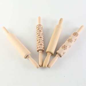 Rouleau à pâtisserie en bambou écologique, plusieurs tailles, pour la cuisine domestique, outils pour la viande et la volaille, fabriqué en Chine, produit très vendu sur Amz - Product Image 2