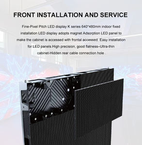 จอแสดงผล LED ในอาคารแบบ HD ที่ผู้ใช้ปรับแต่งได้ P1.53 PP1.86 P2 P2.5 สีเต็มรูปแบบ สำหรับโฆษณา จอขนาดใหญ่ เหมาะสำหรับห้องประชุม โบสถ์ จอ LED - Product Image 5