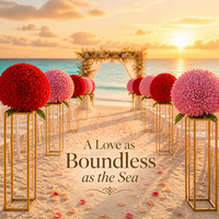 Boules de fleurs artificielles d'hortensia à 5 têtes pour décors de mariage, décorations de lieux, arches de bienvenue de salle, fleurs en soie élégantes et modernes en gros