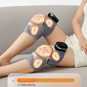 Sem fio joelho <span class=keywords><strong>Massager</strong></span> Hot Compress Almofada de Aquecimento para Joelho Braço Bezerro Air Compression Wrap Brace - Product Image 5