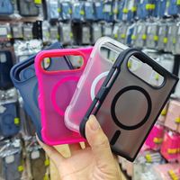 Nouvelle coque de téléphone magnétique pliable en PC mat pour iPhone 18 Duo Fold, avec écran magnétique givré transparent et coque arrière rigide