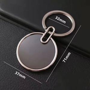 Llaveros de Metal con Grabado Láser, Regalo Promocional Publicitario, Llavero de Aleación con Forma de Corazón, Personalizable con Logotipo - Product Image 3