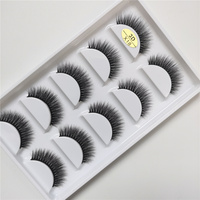 Faux cils 3D naturels, 5 paires, livraison directe, bon marché, vente en gros, x18,