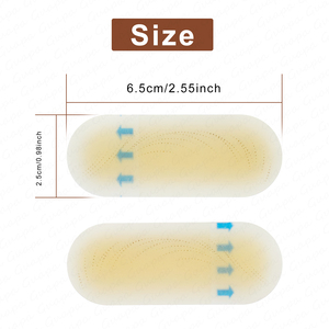 Nouveaux tampons de peau de pratique en forme de front pour hommes pré-imprimés autocollants de peau de transfert de <span class=keywords><strong>sourcil</strong></span> emballés individuellement pour la formation au microblading PMU - Product Image 5