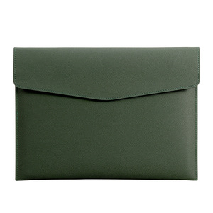 Sac de fichiers en cuir PU pour affaires grande capacité Portable A4 dossier de stockage Bill enveloppe portefeuille Document organisateur sac - Product Image 3