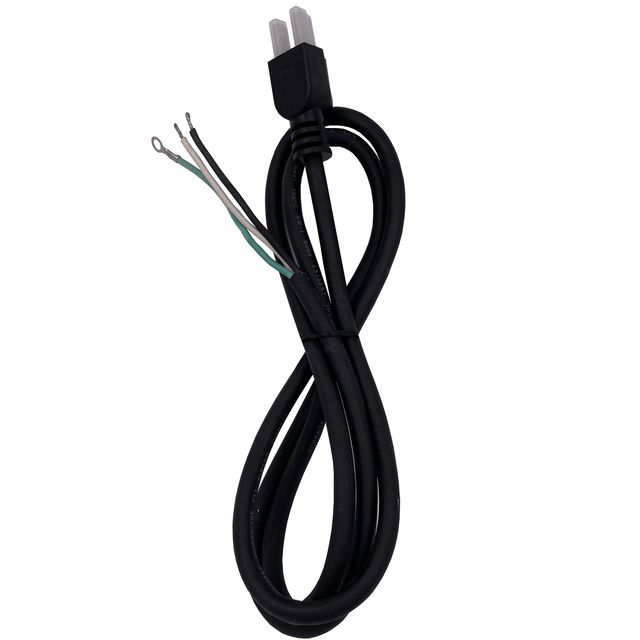 NEMA 5-15P US 3 Pins Plug AC Power Cord with Ring Terminal and Tin Plated