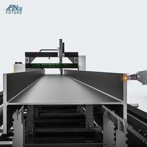 Type de portique FIN 8000W HEA/HEB/HEM H Beam U T en forme de L CNC 3D 5 Machines de <span class=keywords><strong>d</strong></span>écoupe laser <span class=keywords><strong>Aix</strong></span> pour métal avec fibre 12kW 20kw 30 kw - Product Image 1