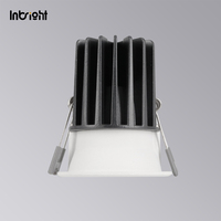 Profonde Garniture Encastré Led Fixe COB Downlight 8W 10W 15W 25W 28W 40W Ip65 Dali Dimmable Spot Light