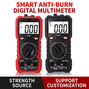 Multímetro digital EBCE de 3 dígitos, 600V, 100A CC, 10A CA, a prueba de polvo, para reparación eléctrica - Product Image 5