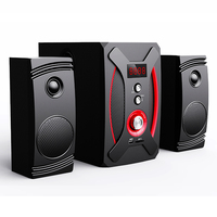 ODM Led USB FM Haut-parleur de basses lourdes Son surround Hifi Caisson de basses Ordinateur PC Haut-parleurs 2.1 Haut-parleur multimédia avec télécommande