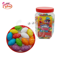 Bonbons à mâcher ovales en forme de boule d'olive colorée, saveur fruitée, croquants, en gros