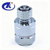 Connecteur RF mâle droit 4.3/10 pour câble 7/8'' Impédance 50 Ohm Plage de fréquences DC-4.2GHz Système de communication