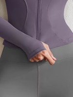 Ensemble deux pièces, haut et pantalon slim pour femme, couleur unie, veste à fermeture éclair, tenue décontractée pour tous les jours