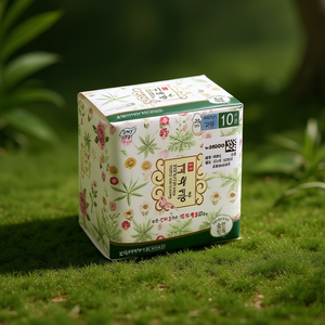 Toallas Sanitarias Ultra Finas y Lindas, Paquete de 10, Cuidado Diario de la Piel, Para Todo Tipo de Piel, Fórmula K Beauty - Product Image 3