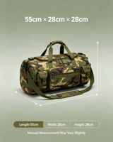 Sac à dos de voyage tactique en nylon camouflage jungle personnalisé, durable, imperméable, multi-compartiments, pour le camping et la randonnée en plein air