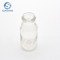 Flacons en verre moulé hermétiques de 15 ml pour injection vétérinaire et stockage d'huiles essentielles avec verre robuste