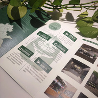 Vente directe d'usine Service d'impression de papier personnalisé plié Marketing publicité dépliant dépliant brochures livret brochures imprimer